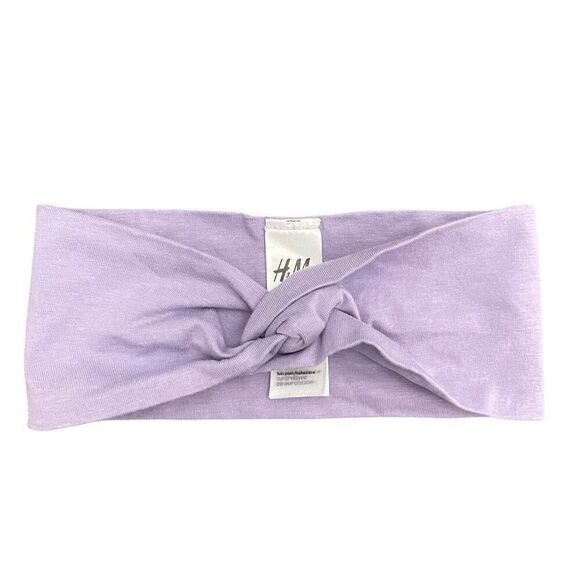 H&M Baby Toddler Girls 4-Pack Twist Knot Cotton Headbands Pink Purple Butterfly - Picture 2 of 13